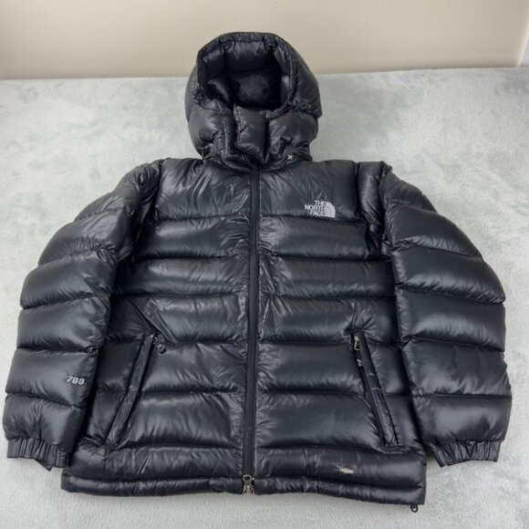 The North Face Women's Size Medium 700 Down Fill Nuptse Black Puffer Jacket - Picture 1 of 16